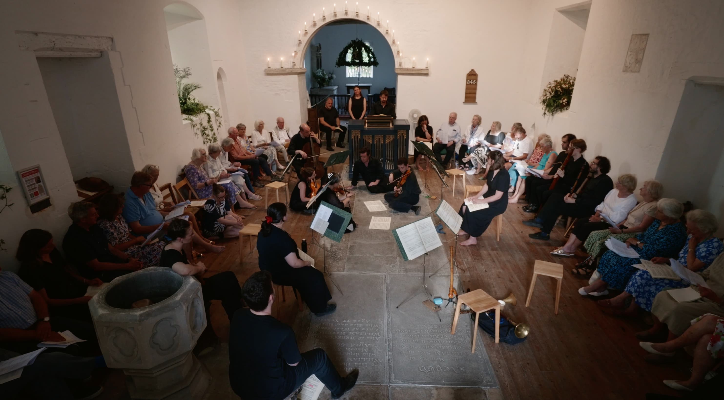 Performance: St John Passion, Alton Priors, Wiltshire